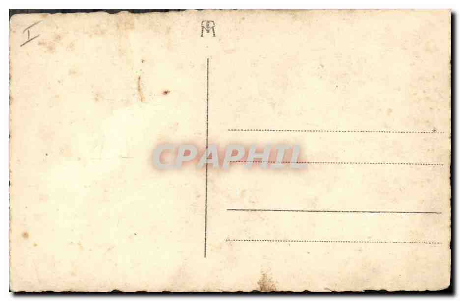 CARTE PHOTO Militaria Chasseurs Alpins  — Rückseite