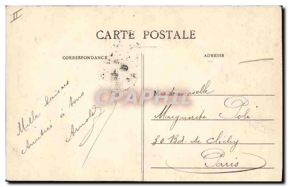 CPA Militaria Chasseurs Alpins a la corde Alpinisme — Rückseite