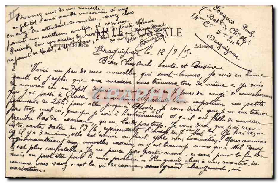 Nos Diablies bleus mitraillant l'ennemi — 1914 — SLD — Verso