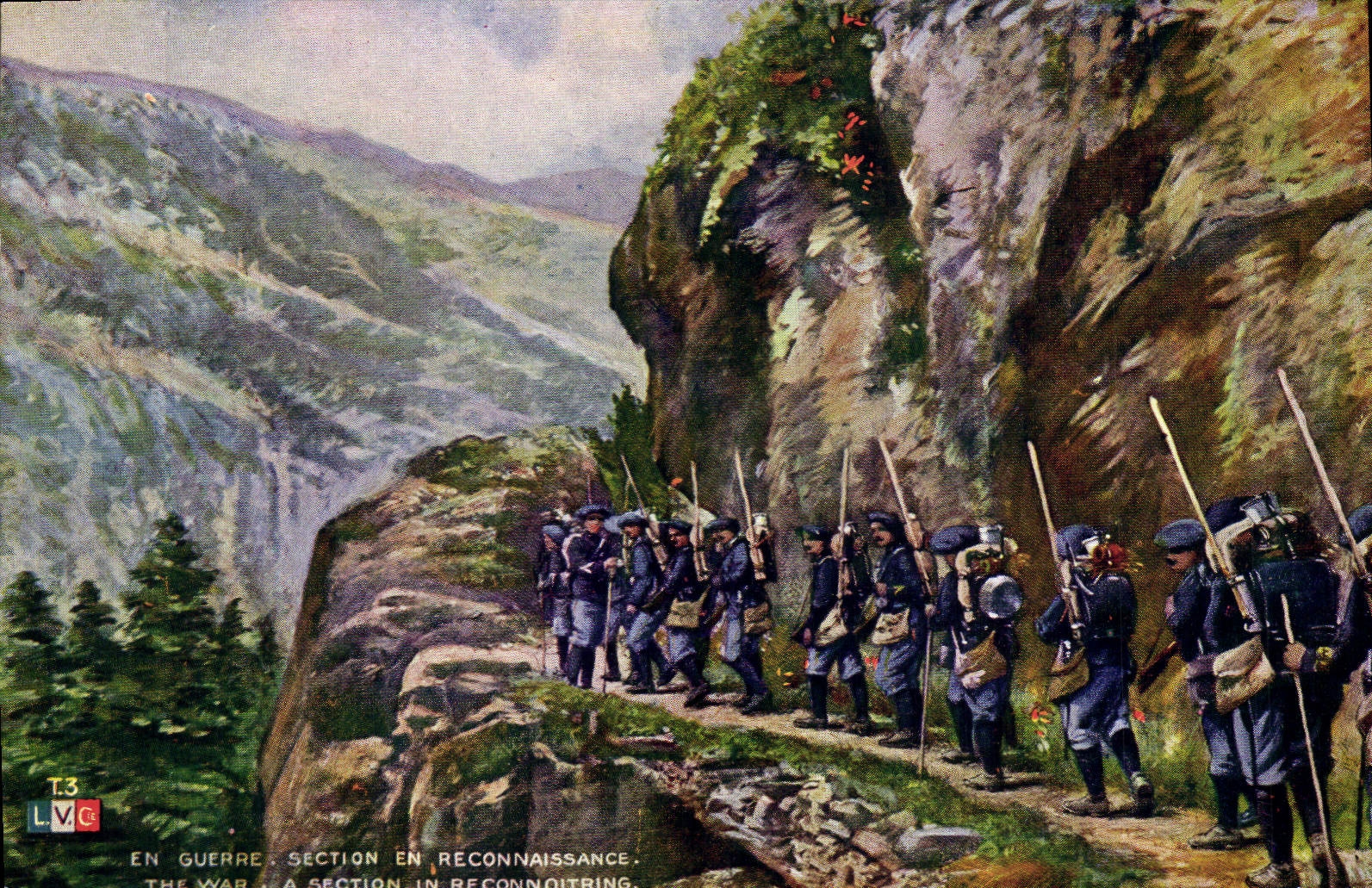 En guerre. Section en reconnaissance — LV3 — Éditeur LV