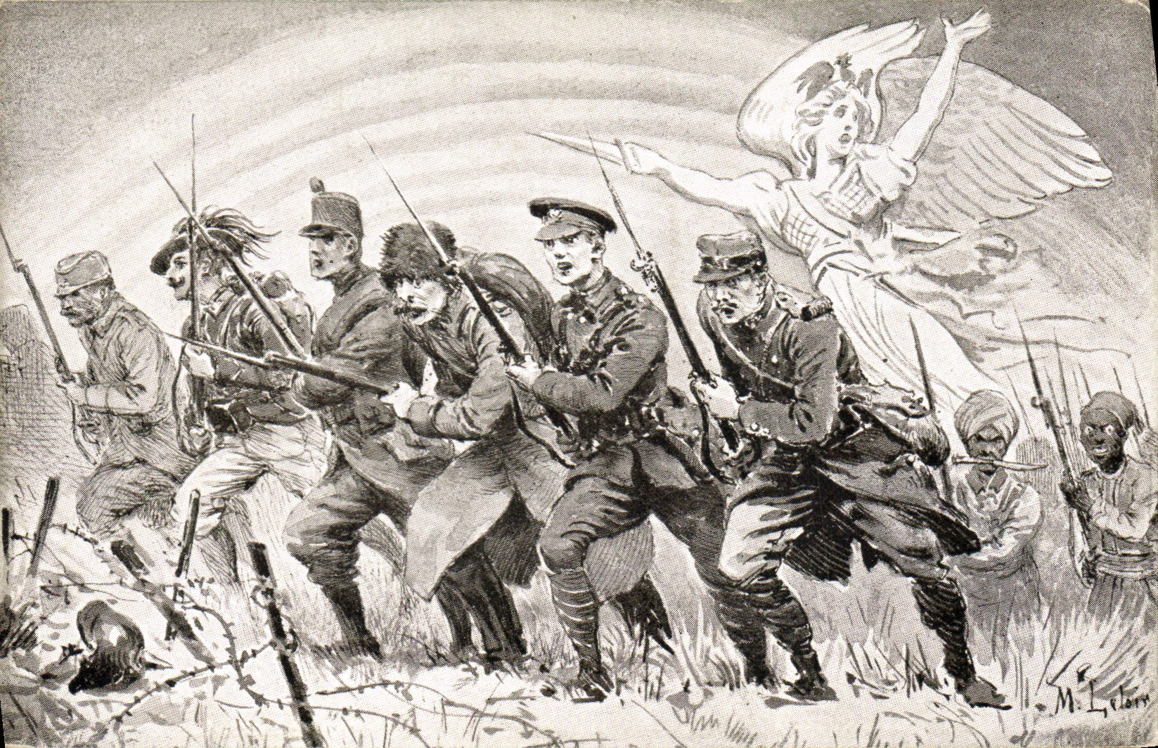 CPA Militaria Marianne