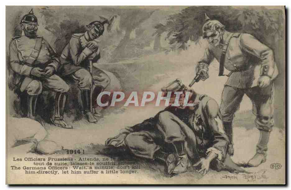 CPA Militaria Les officiers Prussiens