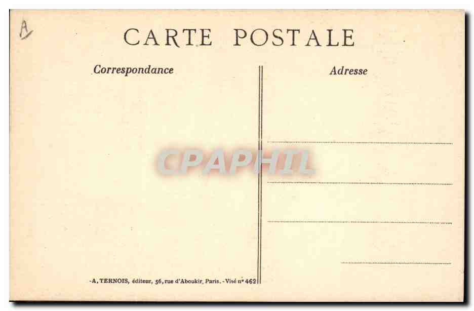CPA Militaria Ordre de mobilisation generale — Rückseite
