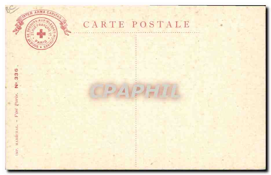 CPA Militaria Un costume de soiree a Poilupolis — Back