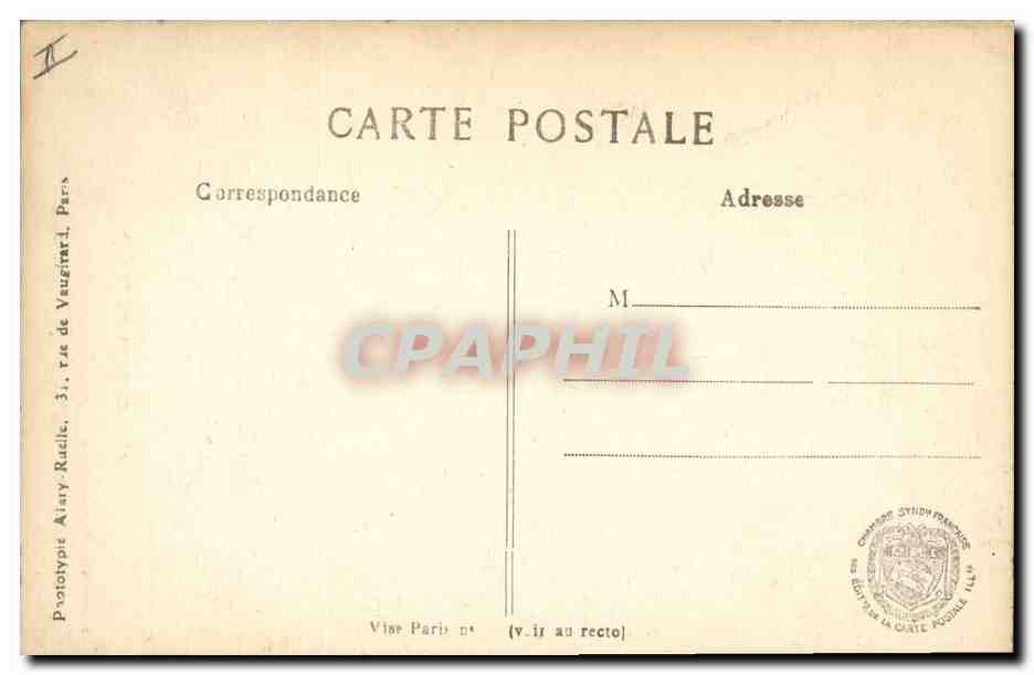 CPA Militaria Les deux destinees  — Rückseite