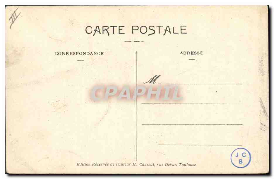 CPA Militaria Pompier  — Verso