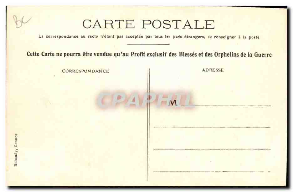 CPA Militaria Les demenageurs — Back