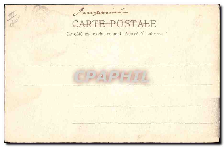 CPA Militaria  — Rückseite