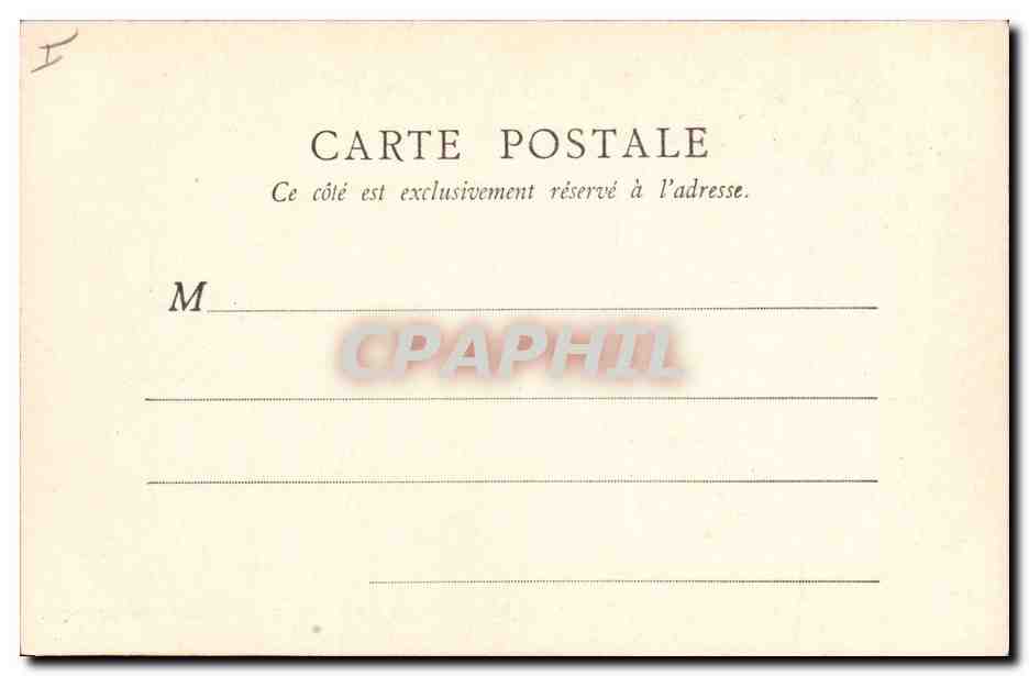 CPA Paris Musee du Luxembourg Cavelier La Mere des Gracques  — Back