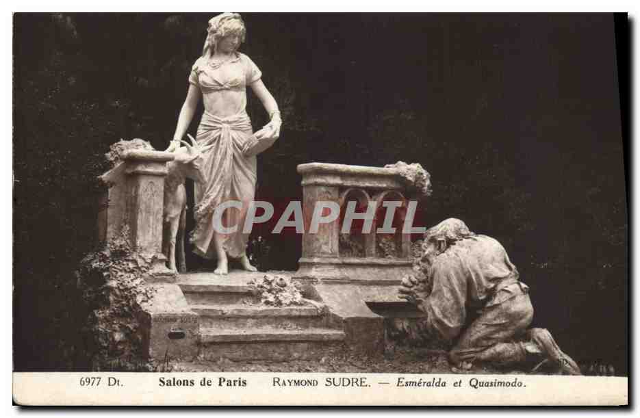 CPA Salons de Paris Raymond Sudre Esmeralda et Quasimodo 