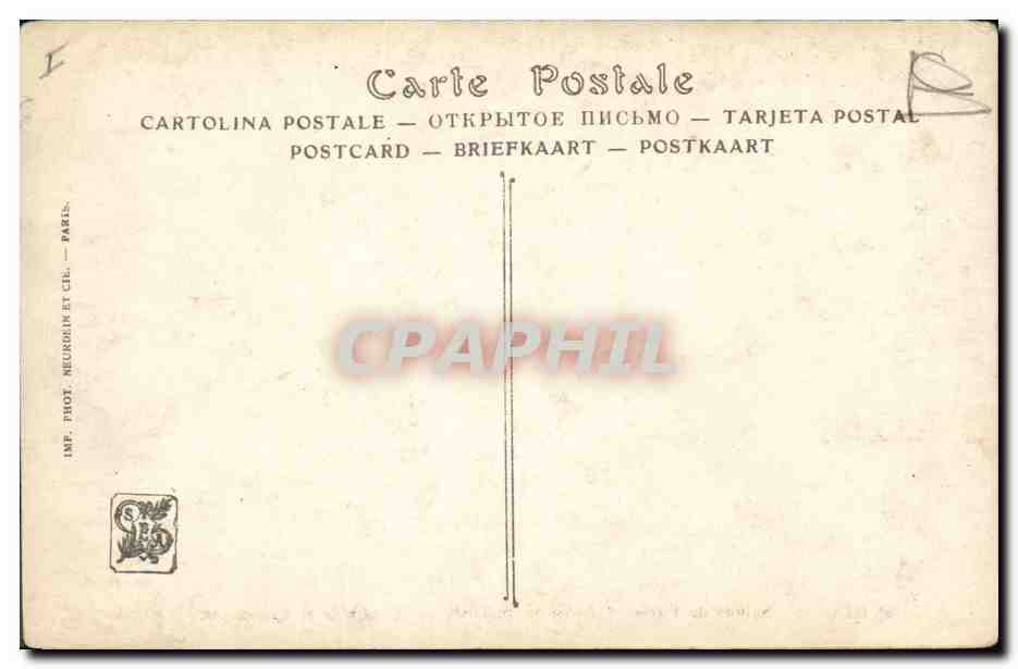 CPA Salons de Paris Raymond Sudre Esmeralda et Quasimodo  — Rückseite