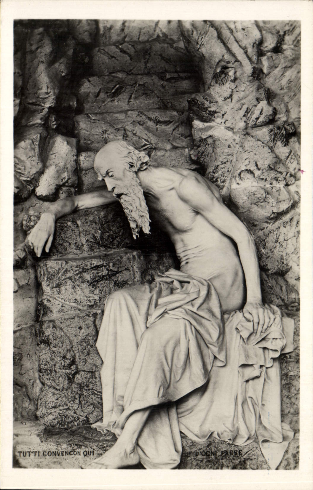 Statue de Moïse — Mon. to Mancini — Fratelli Licinio, Genova