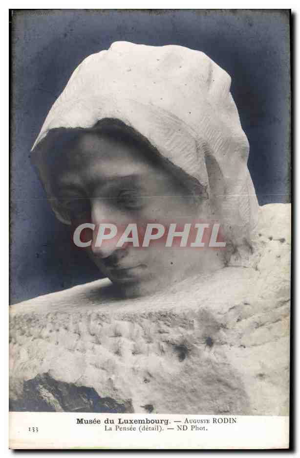 CPA Paris Musee du Luxembourg Auguste Rodin La pensee 