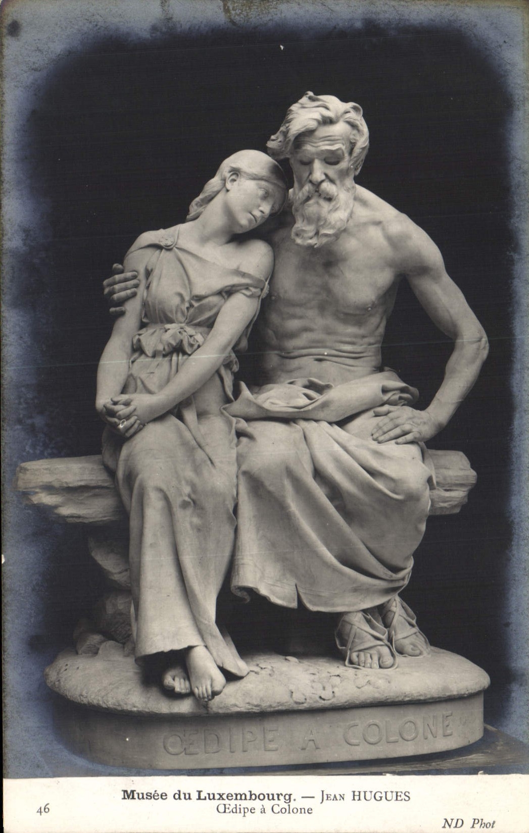 CPA Paris Musee du Luxembourg Jean Hugues Oedipe a Colone 