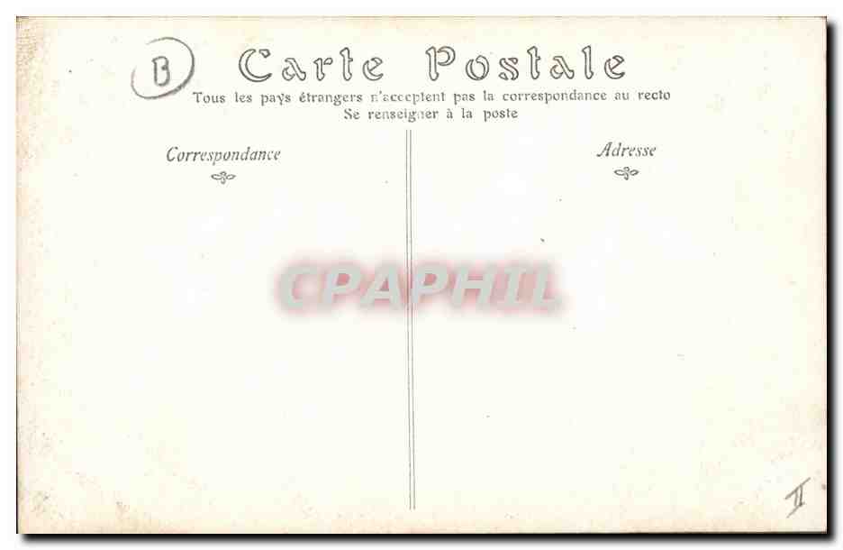 CPA Paris Musee du Luxembourg Jean Hugues Oedipe a Colone  — Rückseite