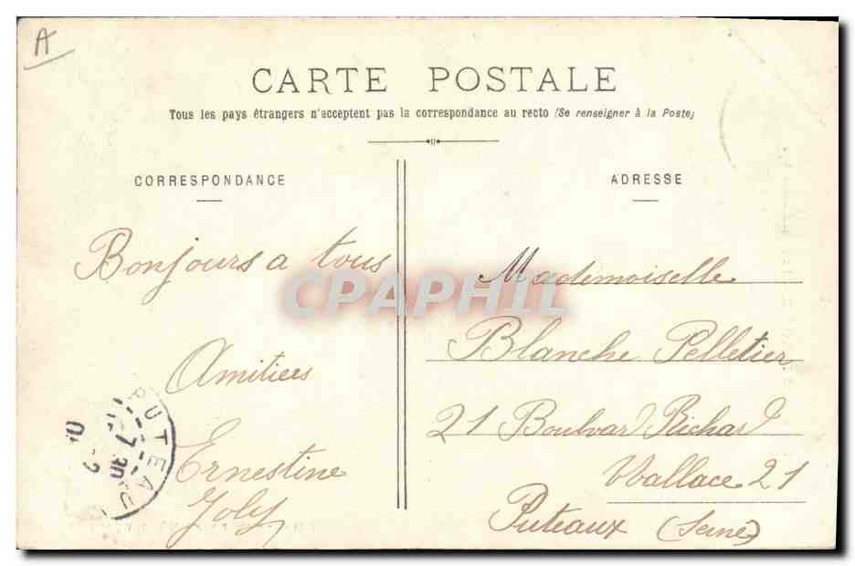 Les Sables d'Olonne - La Promenade - Les Sables d'Olonne, Amand, N° 1162 — Verso