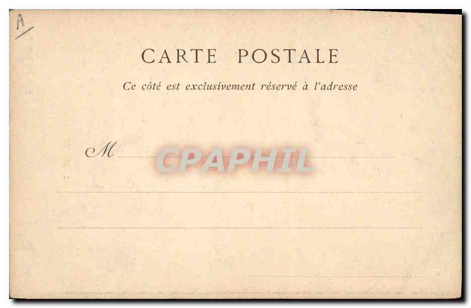 CPA Folklore Sablaise  — Verso