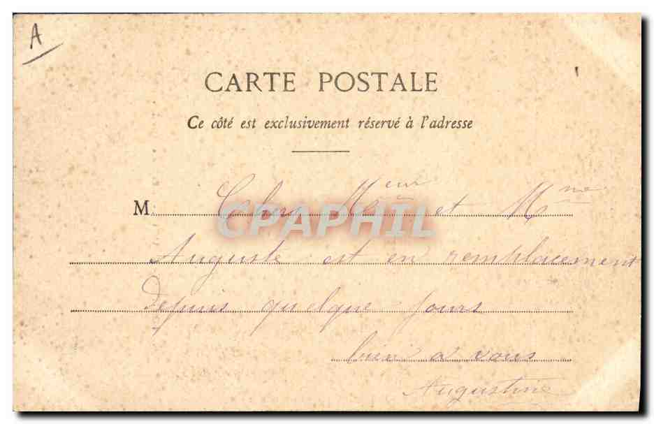CPA Folklore Fontenay le Comte Coiffe dite La Folle  — Verso