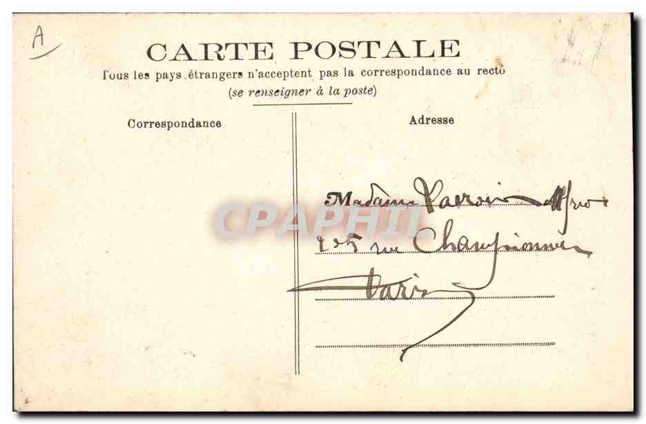 CPA Folklore La Sarthe et ses poulardes  — Verso