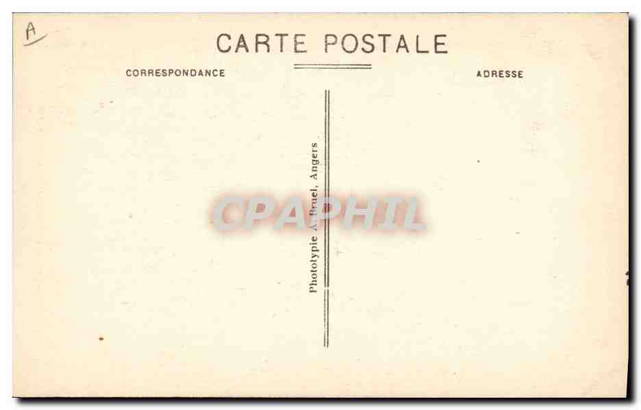 CPA Folklore Angers La Belle Angevine et sa jolie coiffe  — Verso
