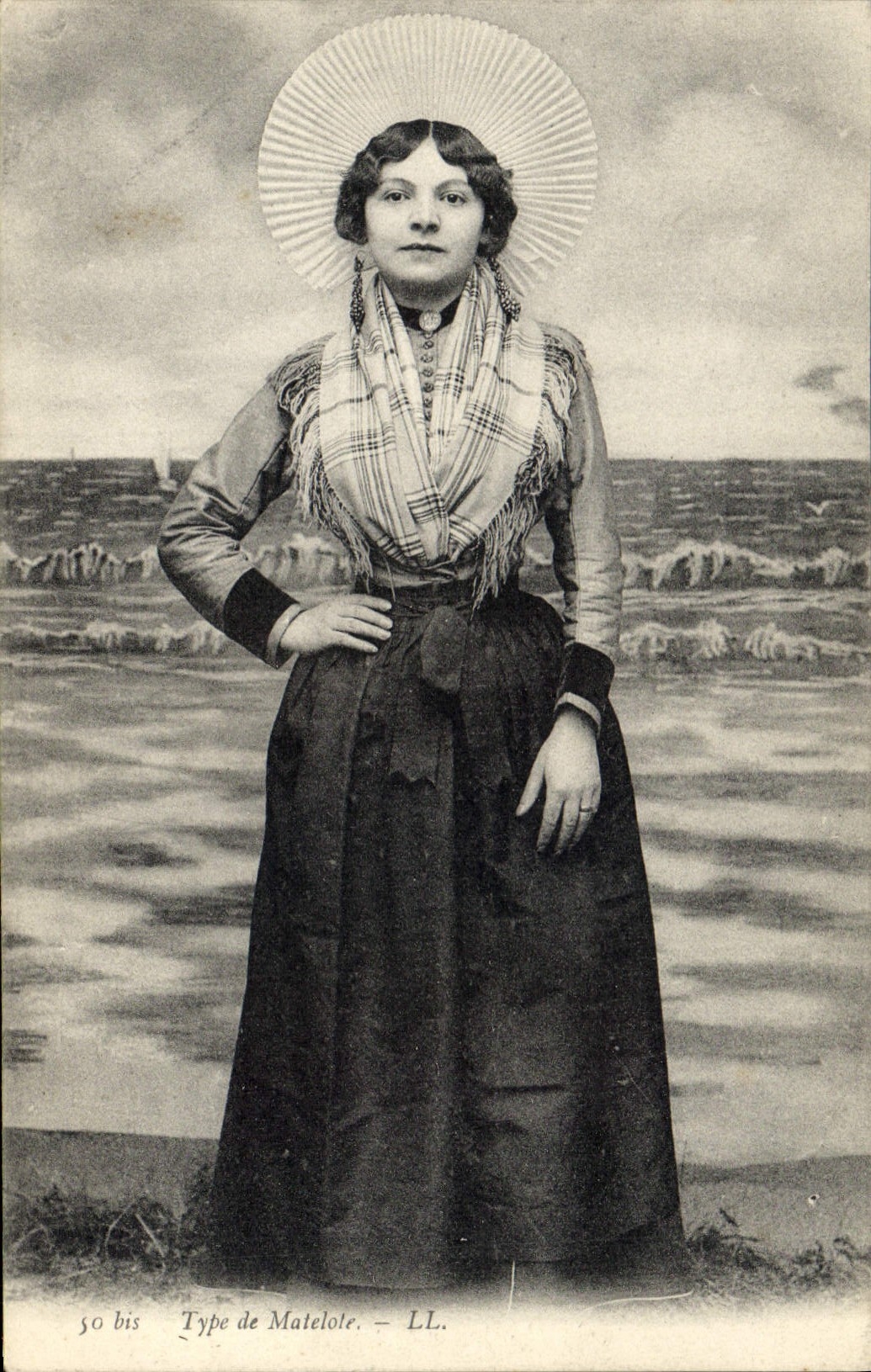 CPA Folklore Type de Matelote Peche 
