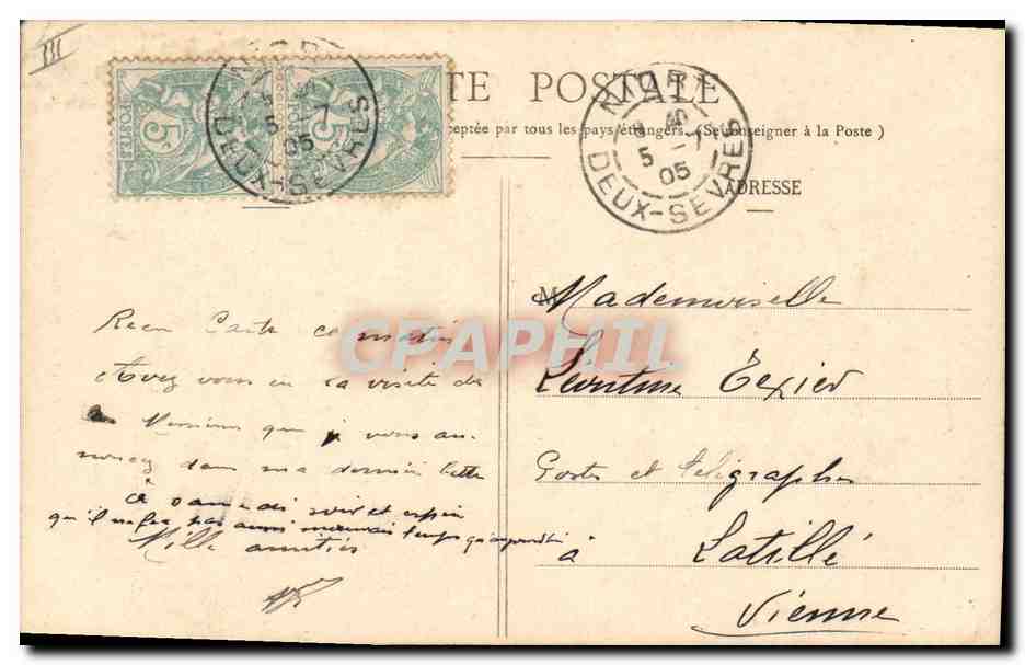 CPA Folklore L'Angevine allant vendre des fraises  — Verso