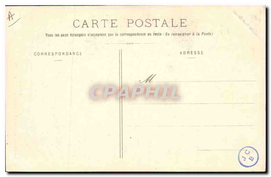 CPA Folklore Sablaise  — Verso