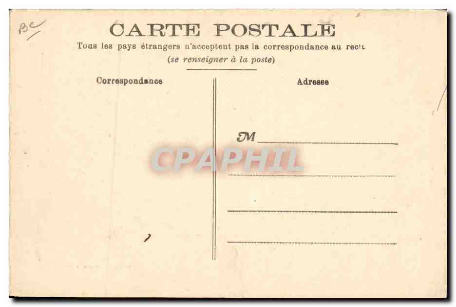 CPA Folklore La Sarthe et ses produits  — Verso