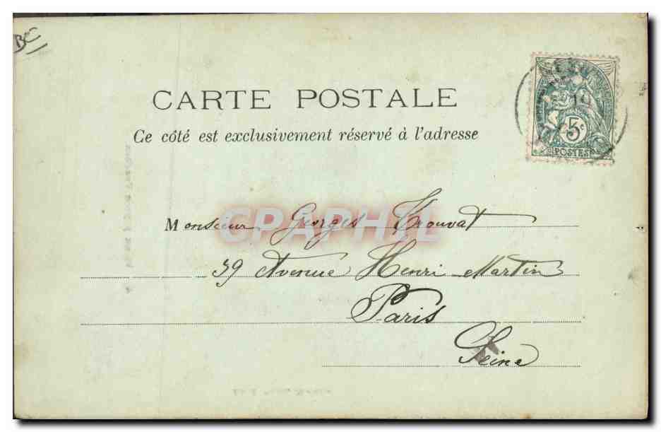 CPA Folklore Vieux paysan Vendeen  — Verso