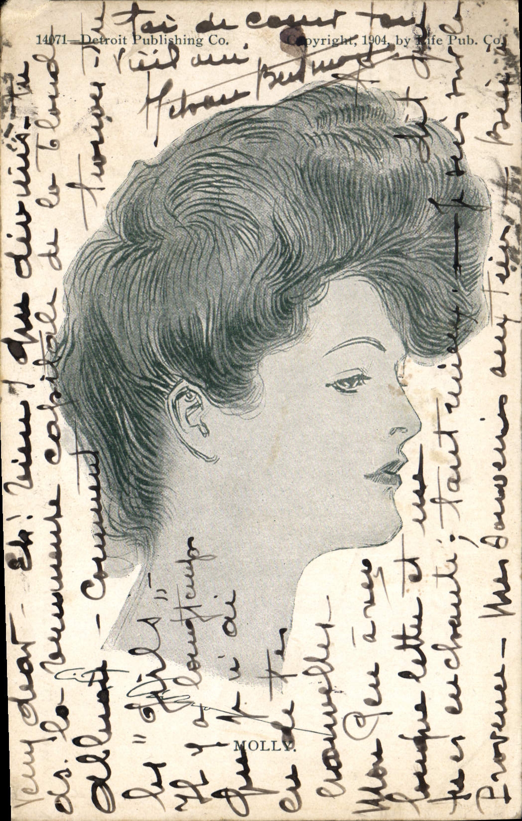 CPA Fantaisie Illustrateur Femme 