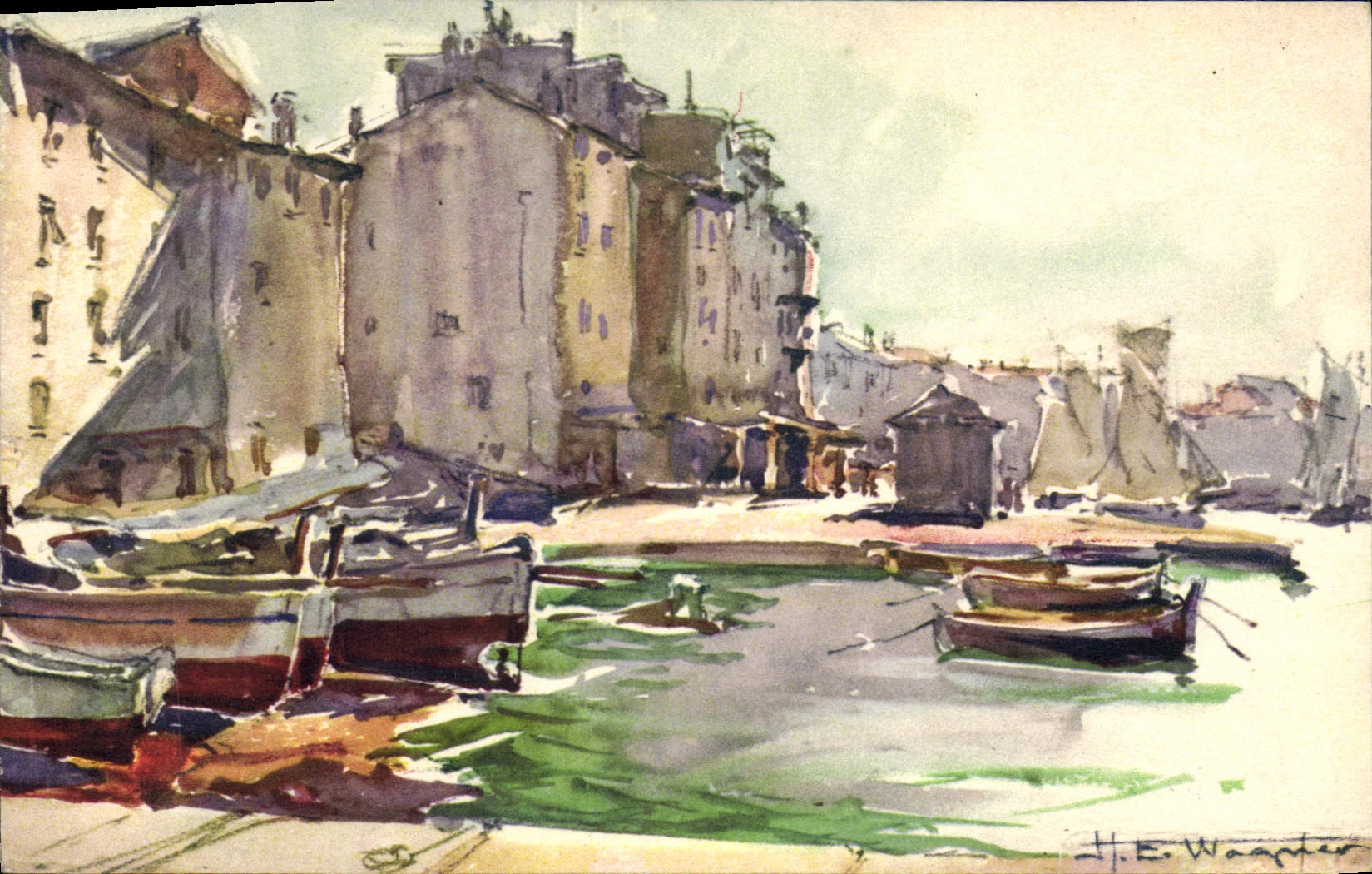 CPA Fantaisie Illustrateur Saint Tropez 