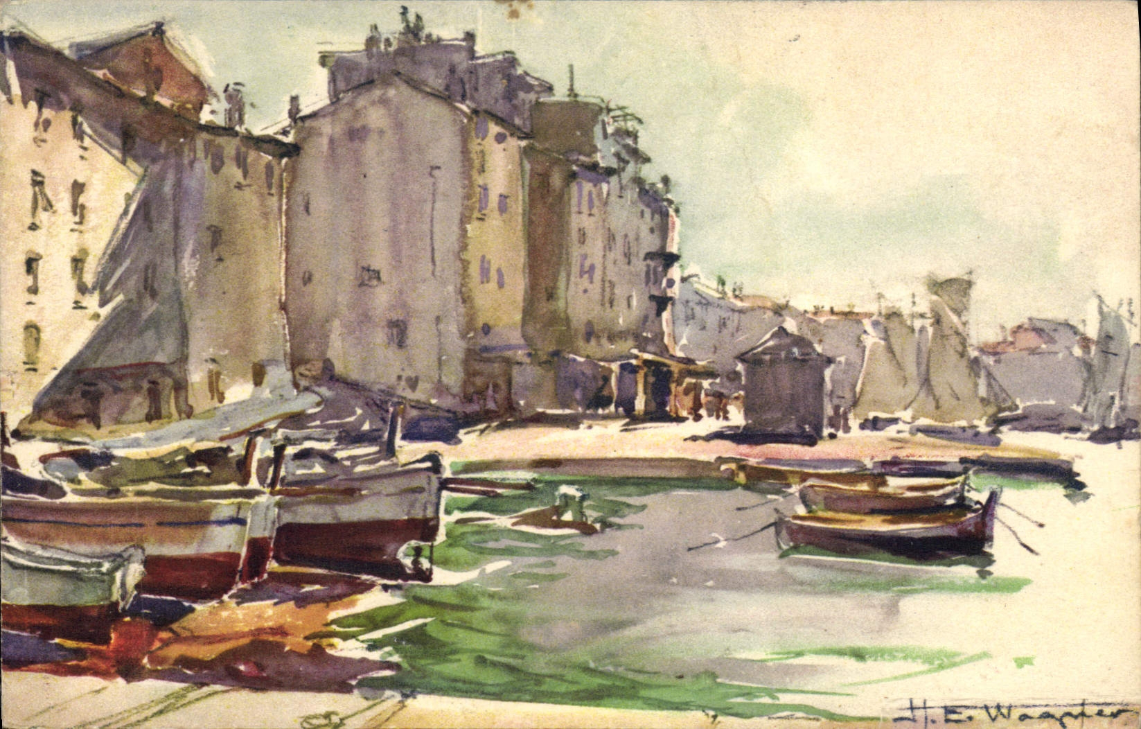 CPA Fantaisie Illustrateur Saint Tropez 