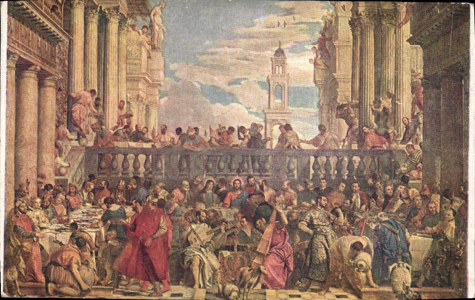 CPA Fantaisie Illustrateur Paolo Caliari Les noces de Cana 