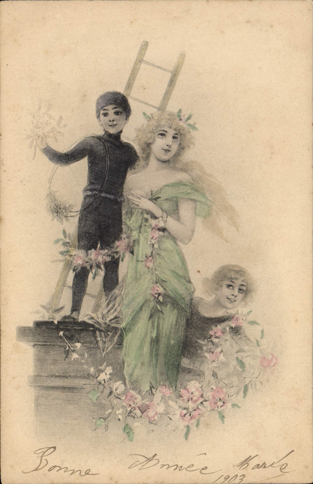Fête de la Bonne Année — 1903 — Éditeur : Levelezö-Lap