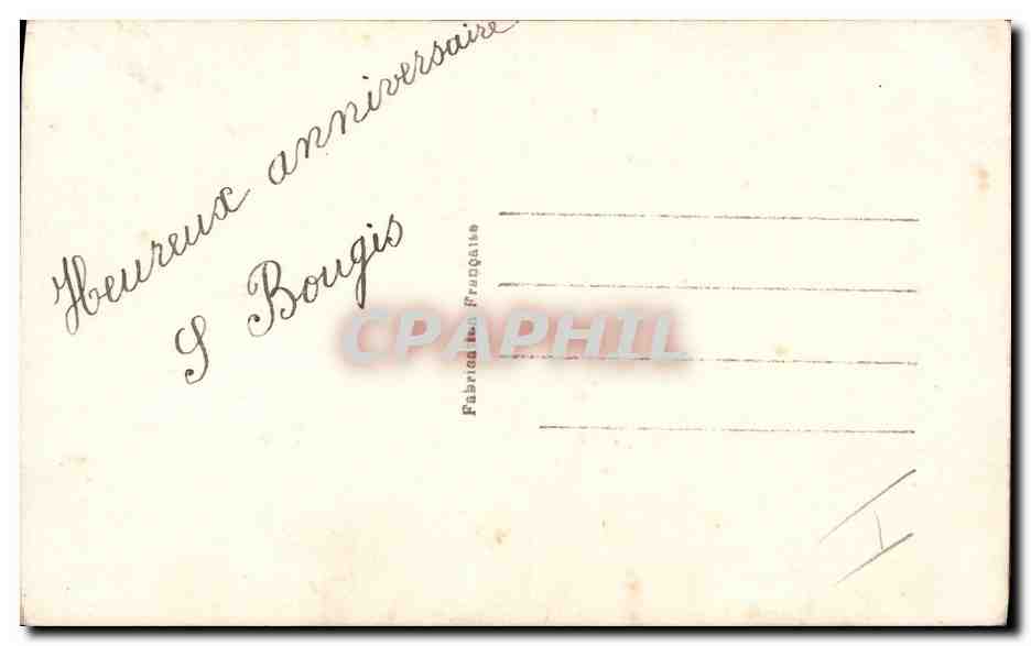 CPA Enfant Cheval de bois  — Rückseite