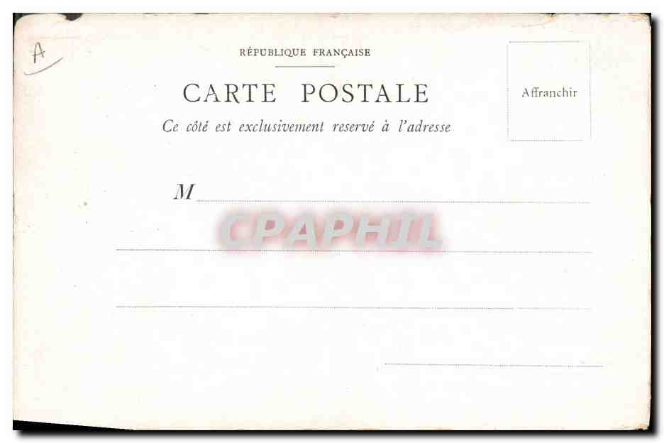 CPA Enfants Le saut de la perche  — Rückseite