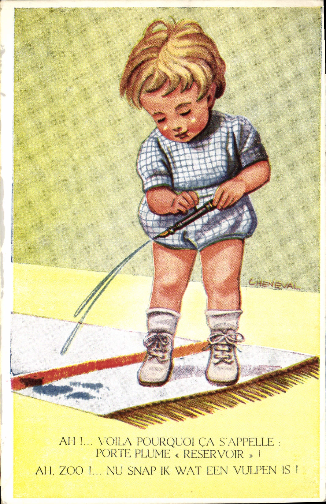 CPA Fantaisie Illustrateur Enfant 