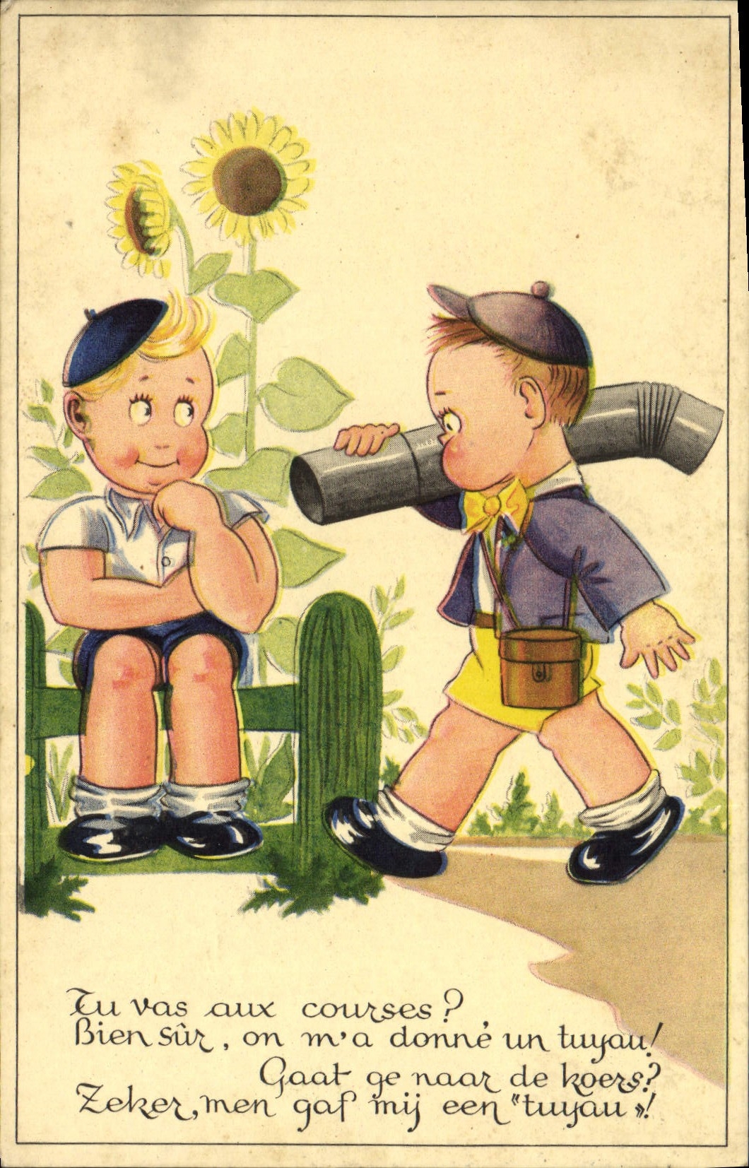 CPA Fantaisie Illustrateur Enfants 