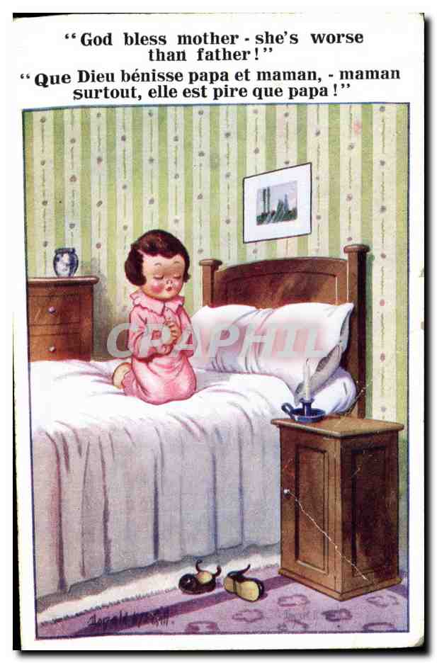 CPA Fantaisie Illustrateur Donald Mc Gill Enfant 