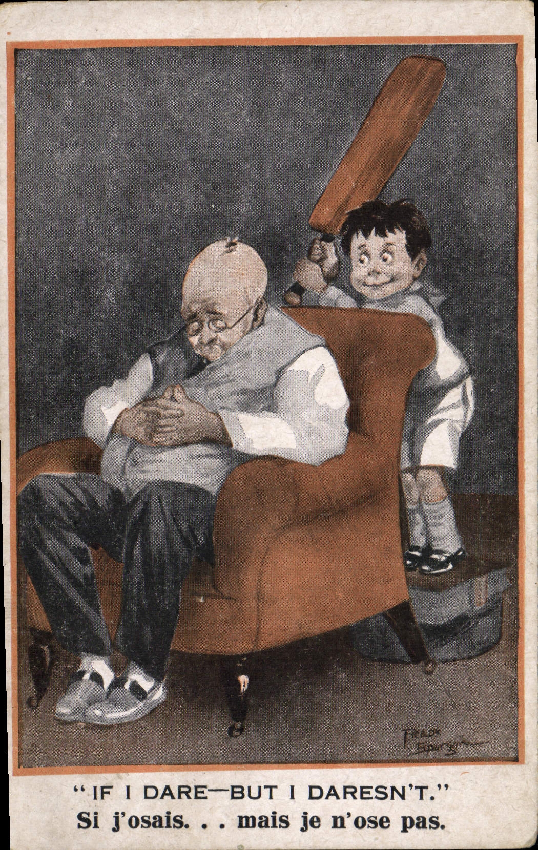 CPA Fantaisie Illustrateur Fred Spurgin Enfant 