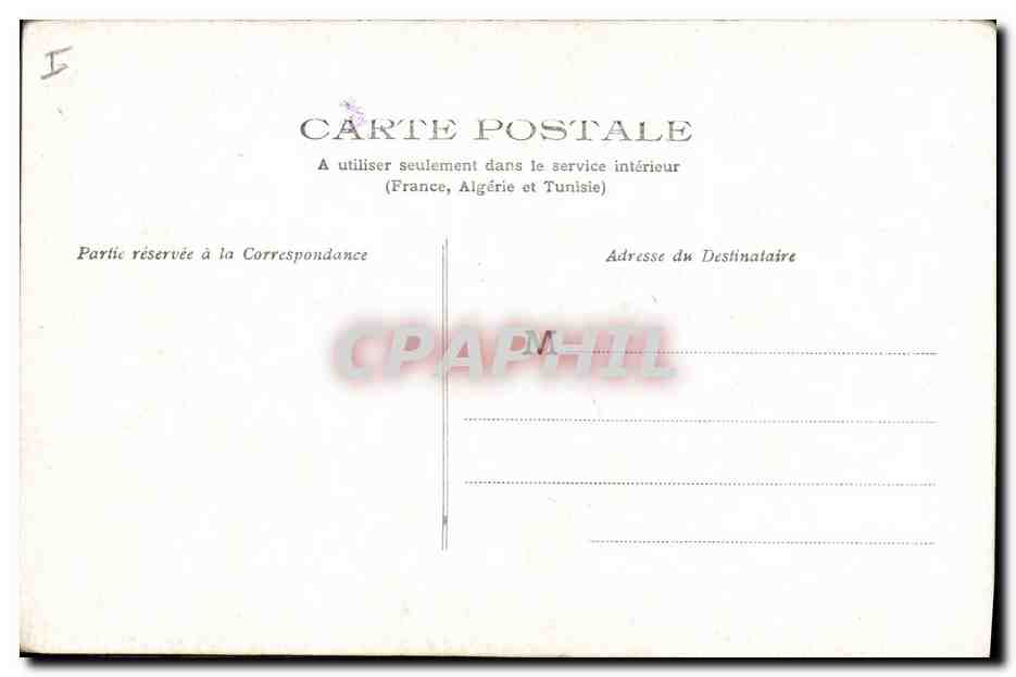 CPA Fantaisie Fleurs  — Rückseite
