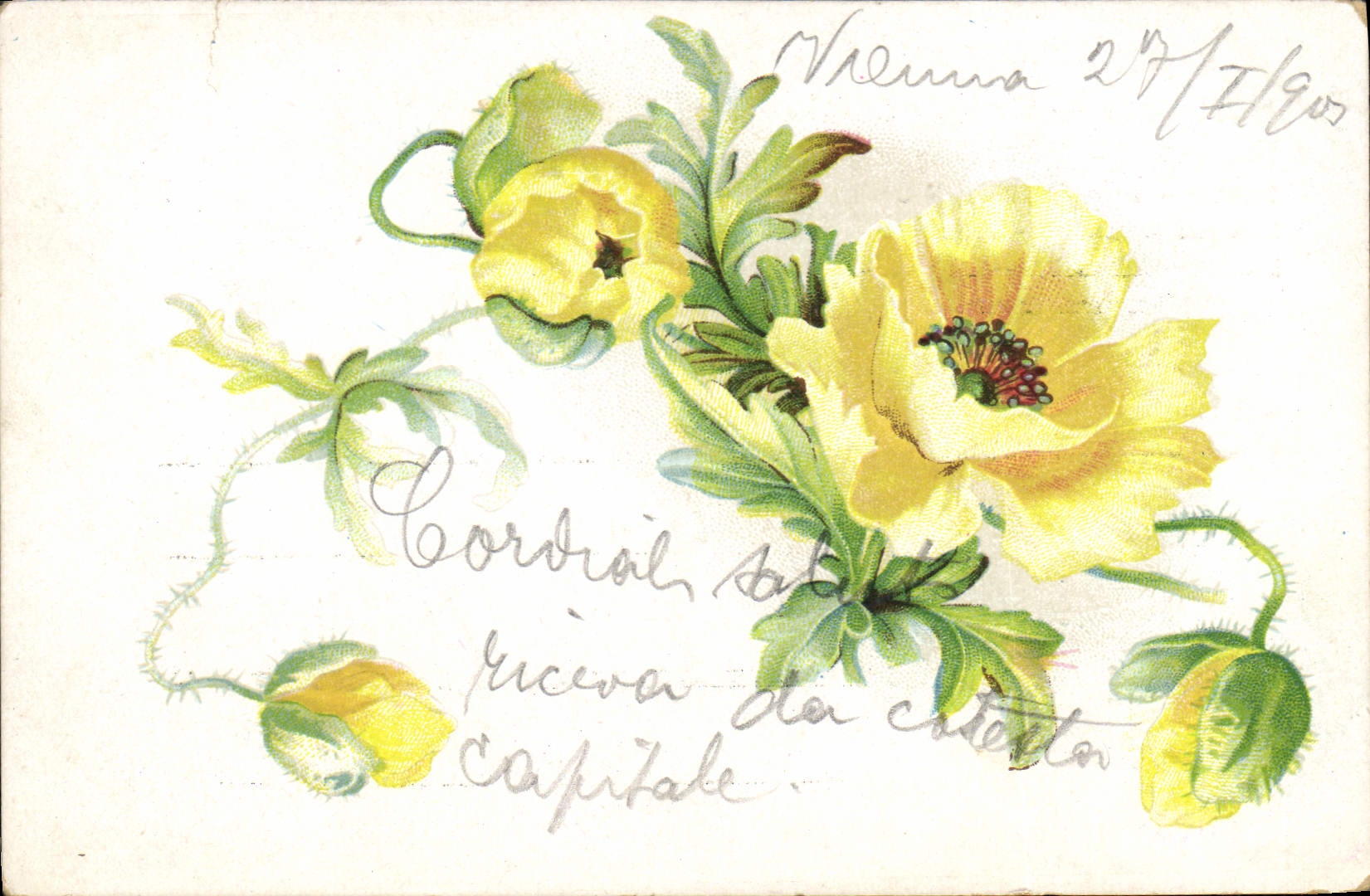 CPA Fantaisie Fleurs 
