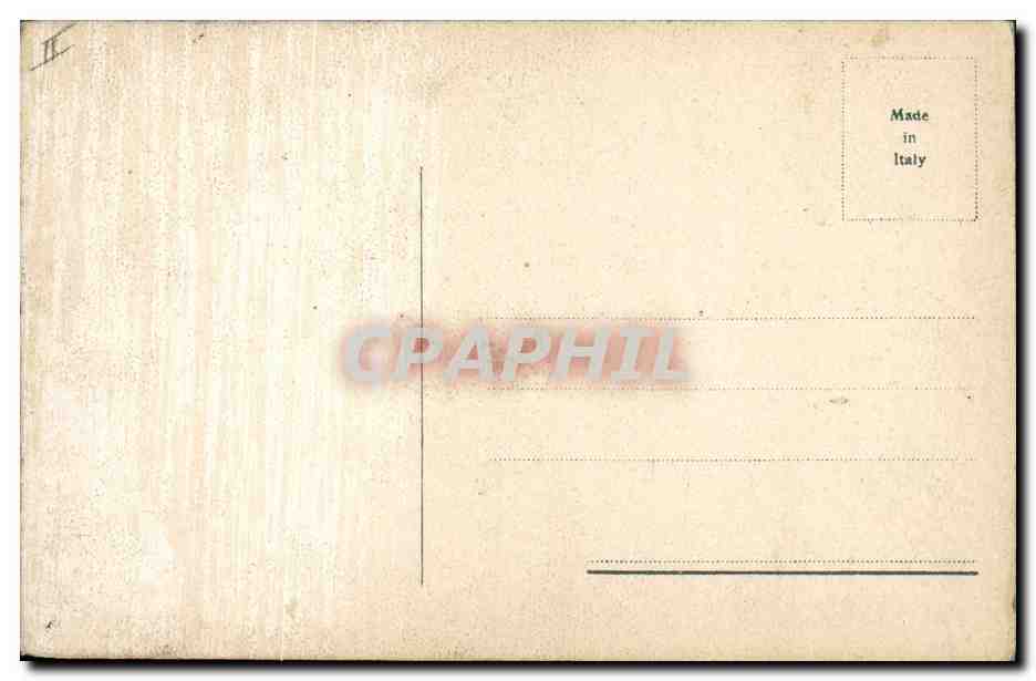 CPA Fantaisie Fleurs  — Back