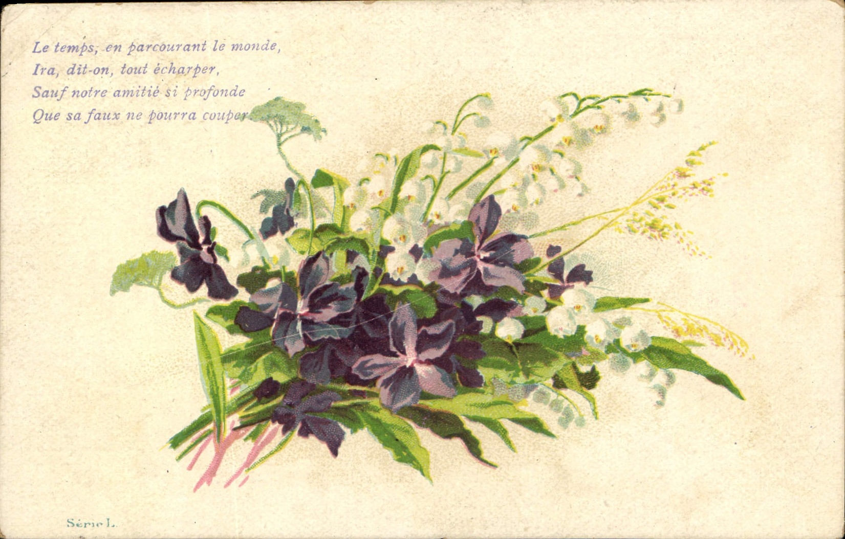 CPA Fantaisie Fleurs 
