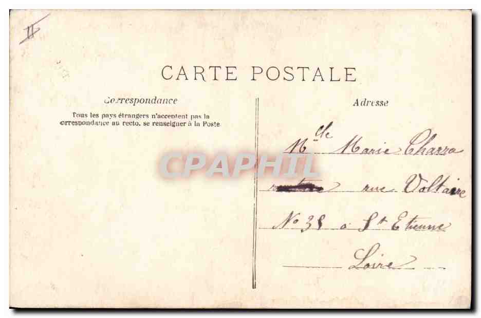 CPA Cochon Porc Enfant Poisson  — Rückseite