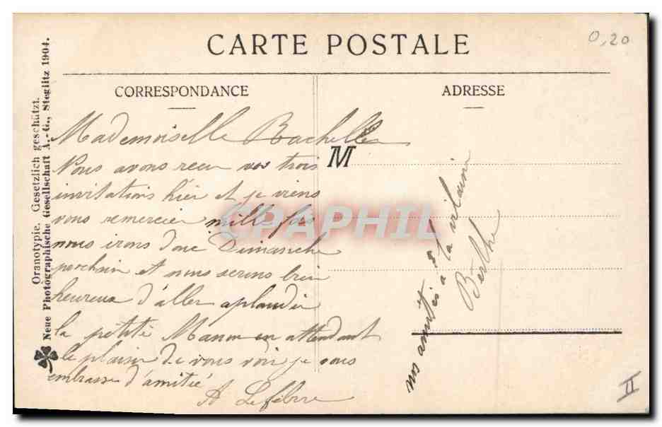 CPA Cochon Porc Femme Bonne annee  — Rückseite