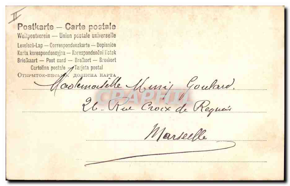 CPA Cochon Porc Enfants Ramoneur  — Rückseite