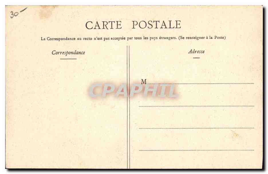 CPA Militaria Chasseurs Alpins Annecy La caserne  — Rückseite