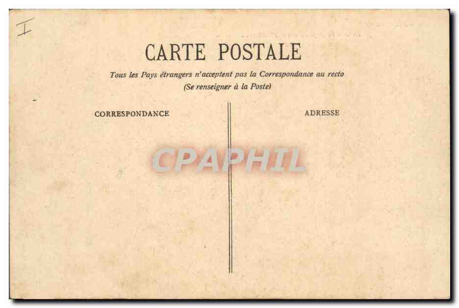 CPA Militaria Chasseurs Alpins Dauphine Le Vercors Entree des Gorges de la Bourne Artillerie alpine en manoeuvres  — Rückseite