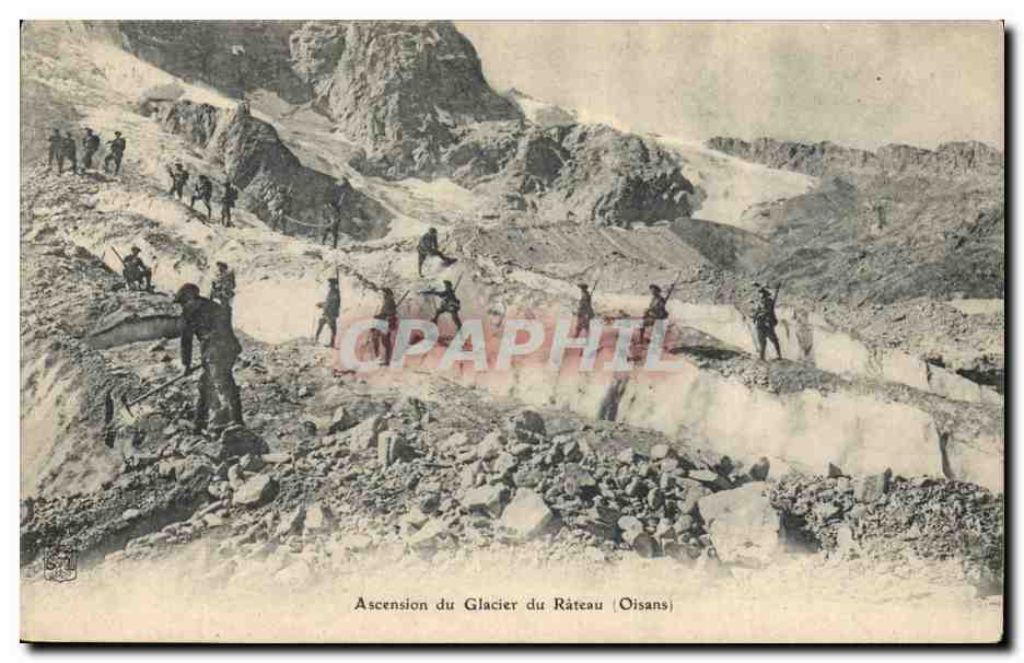 Ascesa del Ghiacciaio del Râteau — Oisans — editore non visibile